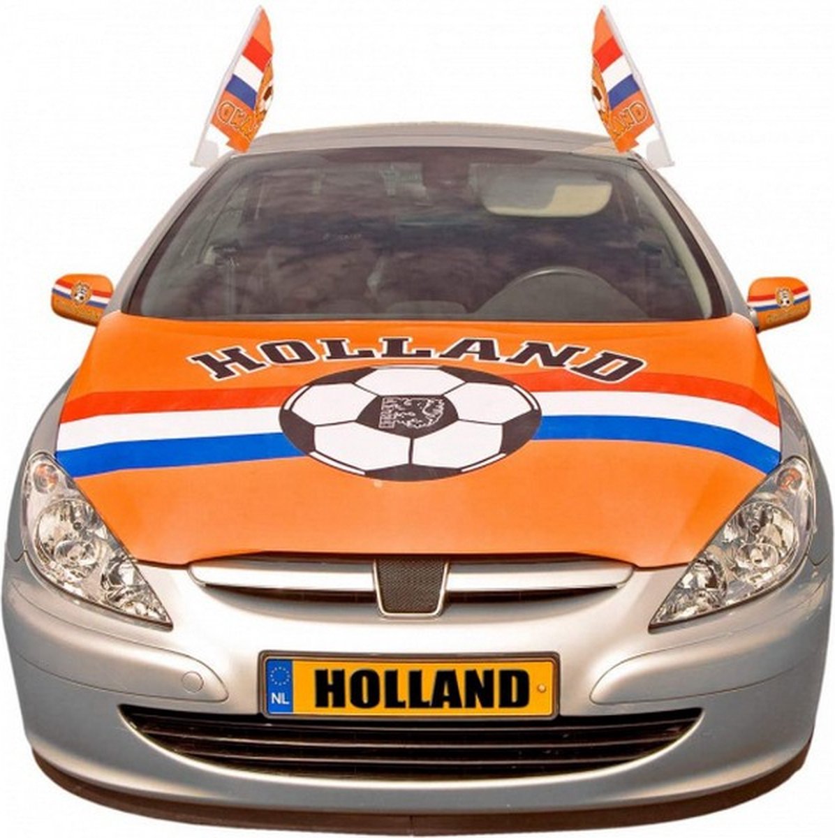 motorkaphoes Nederland polyester oranje/rood/wit/blauw