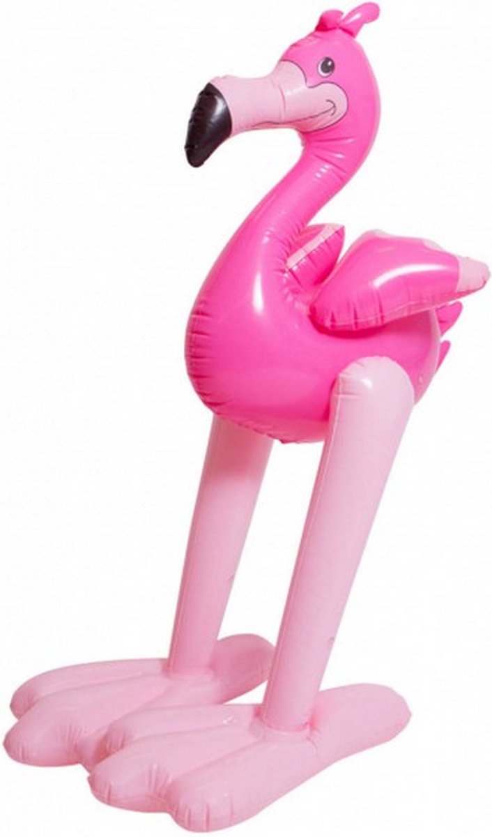 opblaasbare flamingo 1,20 meter roze