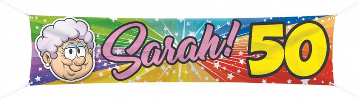 spandoek Rainbow Sarah 180 x 40 cm polyester