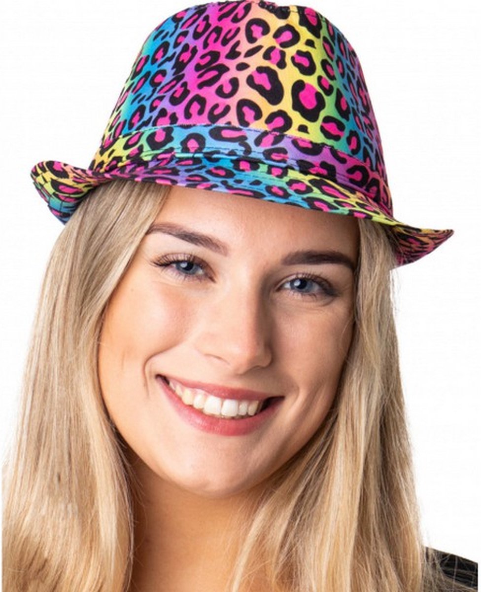 trilby-hoed Panter polyester onesize