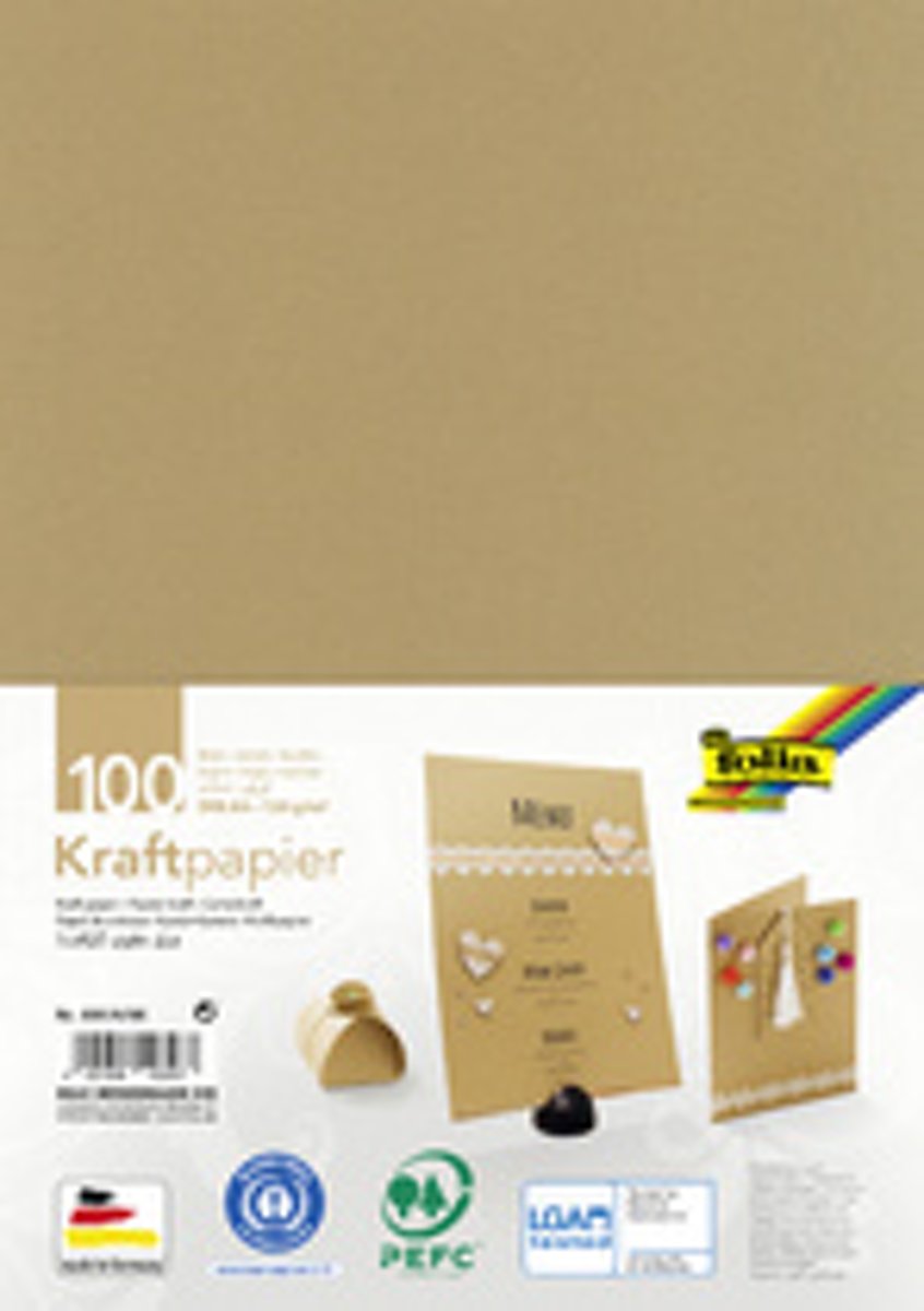 folia kraftpapier 120 g sqm A4 100 vel