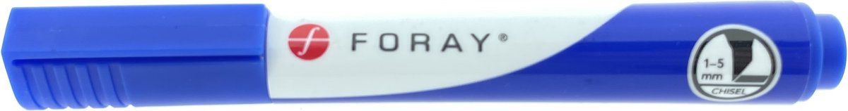 Foray Whiteboard Markers Blauw 12 stuks 1-5mm CHISEL