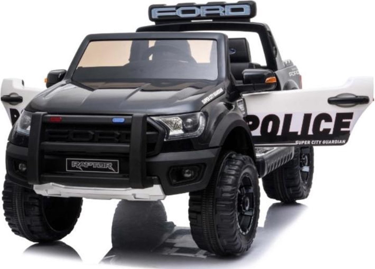 Ford Ranger - Politie - Multimedia - 12 V - Multimedia - Elektrische Kinderauto - met Afstandsbediening