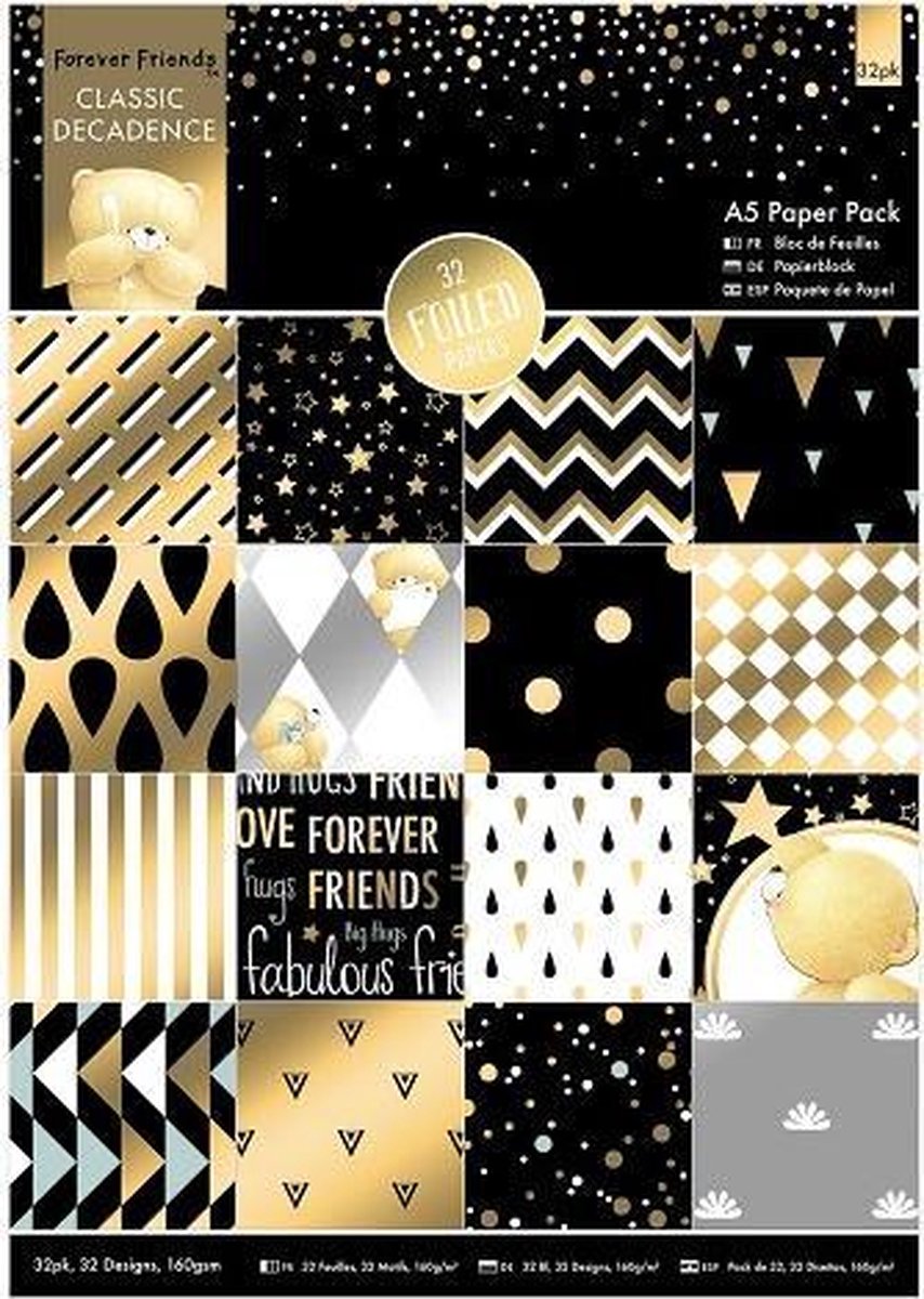 Forever Friends: A5 Paper Pack (32pk) - Classic Decadence