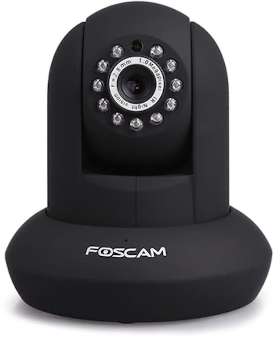 Foscam FI9821P - PoE Indoor Camera P2P - Zwart