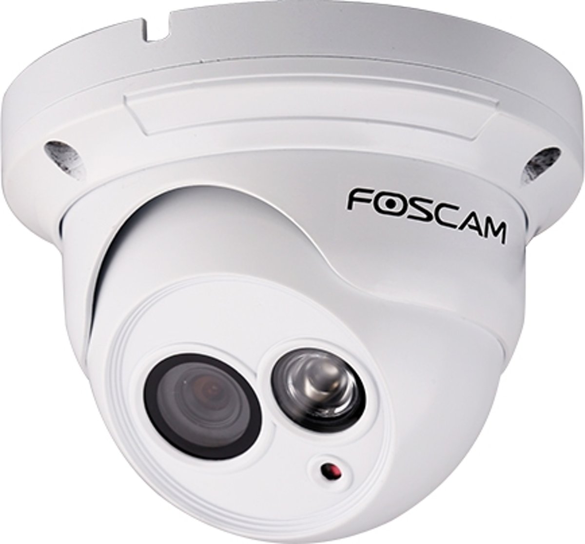 Foscam FI9853EP - PoE HD Dome IP-Camera Plug&Play - Wit