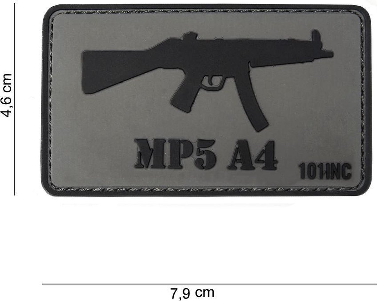 Embleem 3D PVC MP5 A4