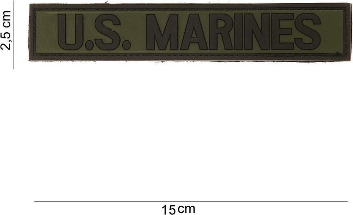 Embleem 3D PVC US Marines tab