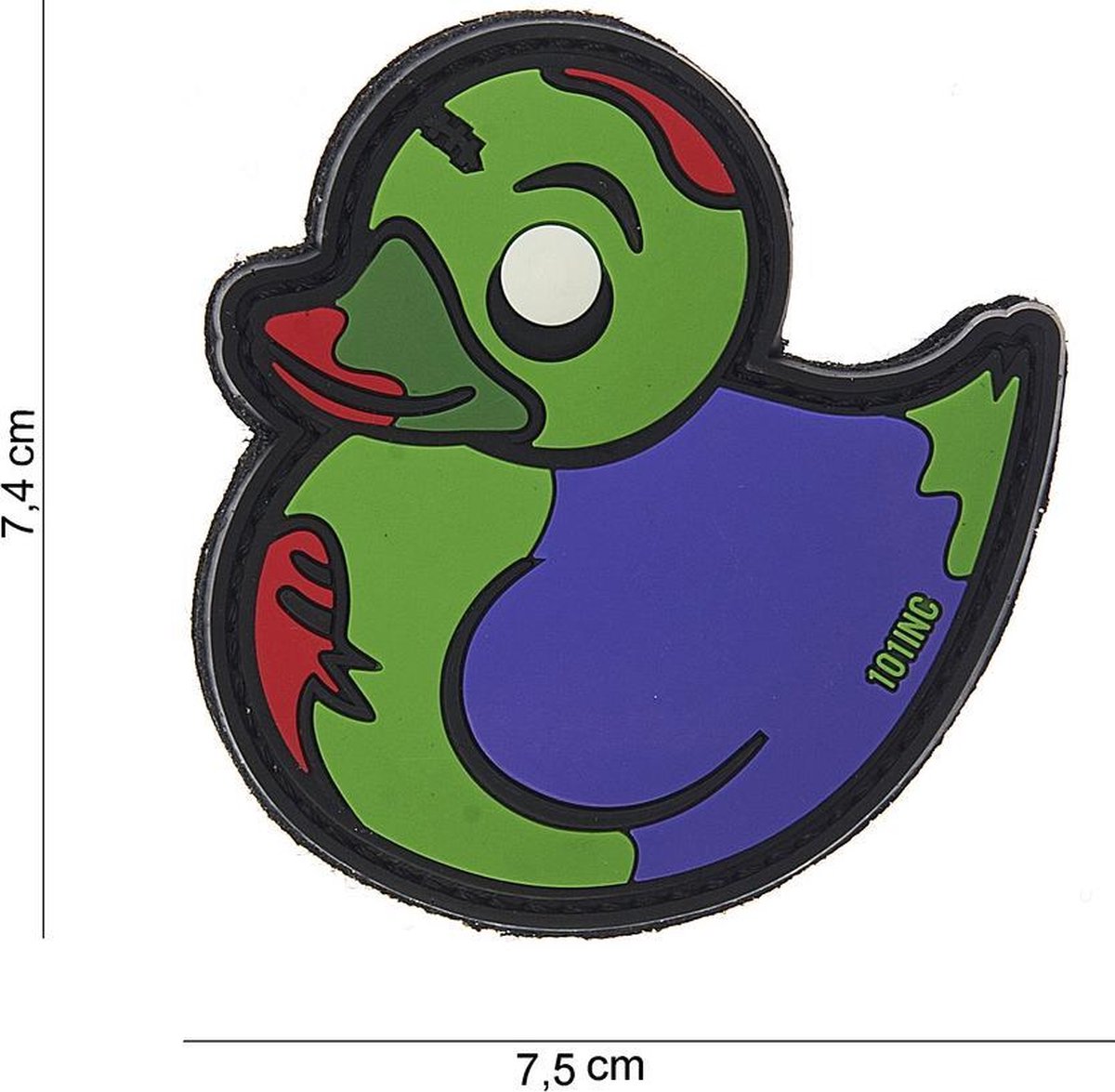 Embleem 3D PVC Zombie Duck