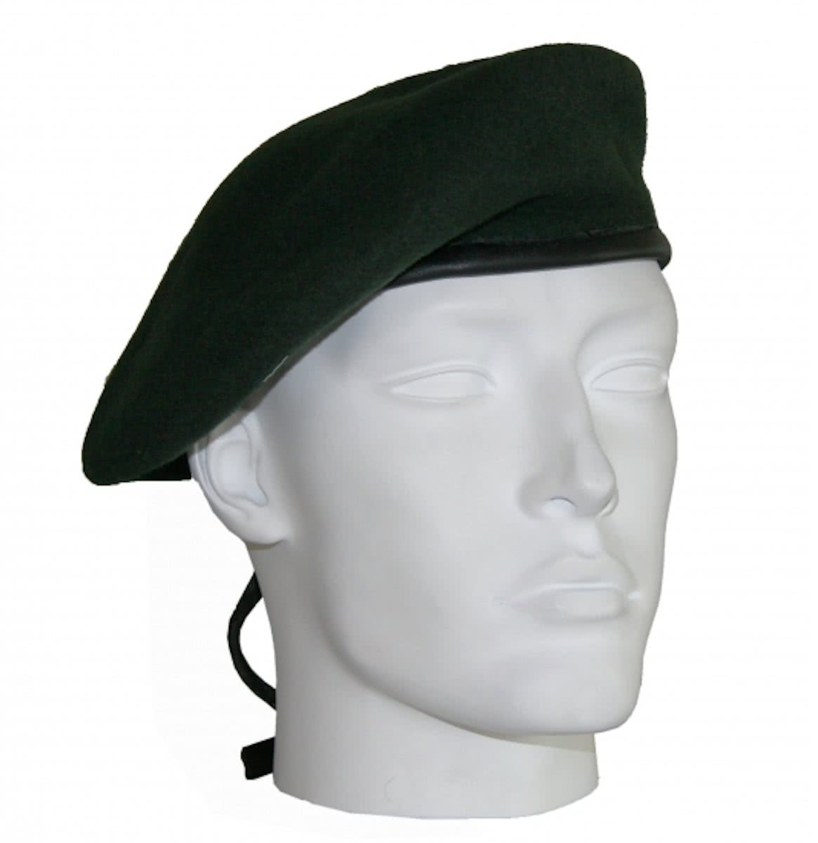 Soldaten baret donkergroen 59 cm