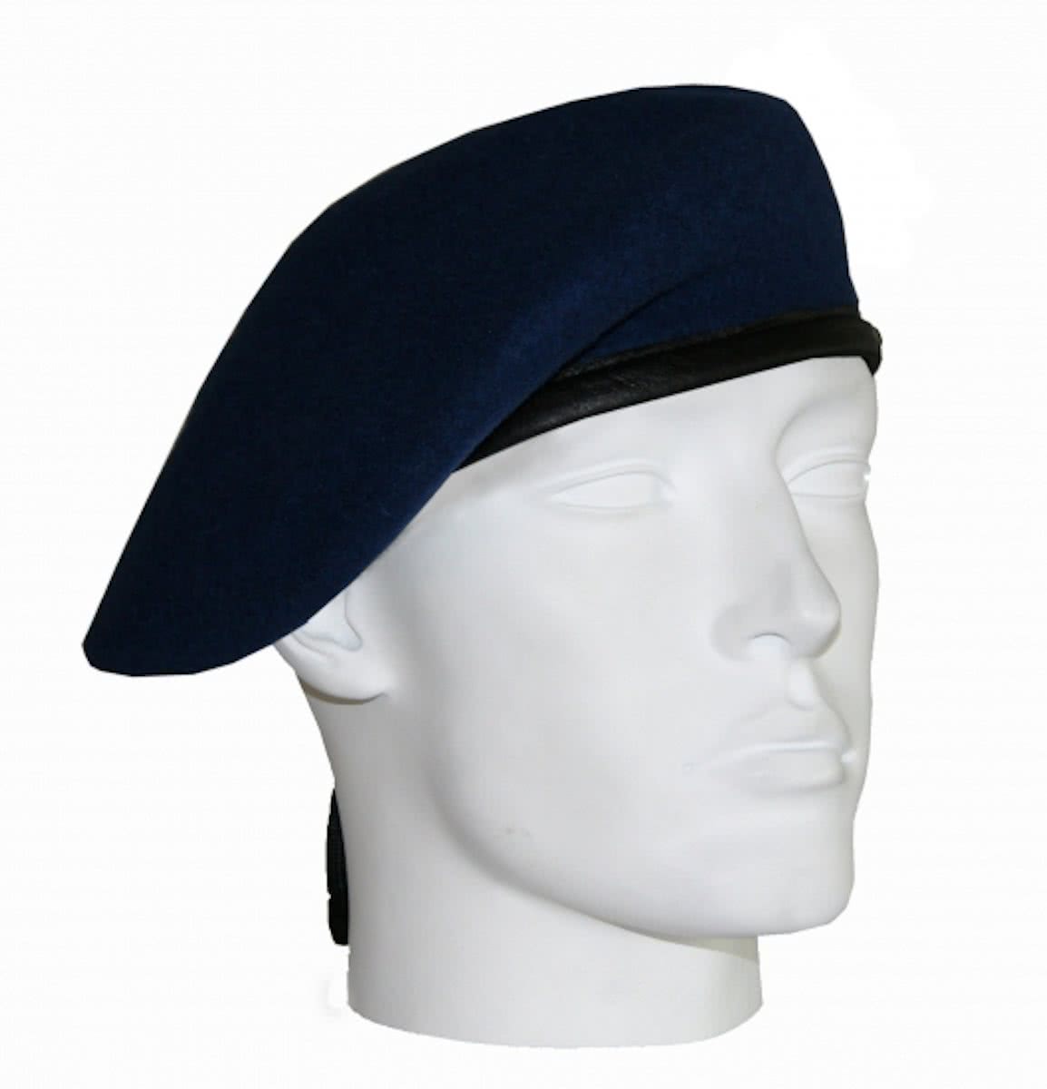 Soldaten baret marine blauw 57 cm