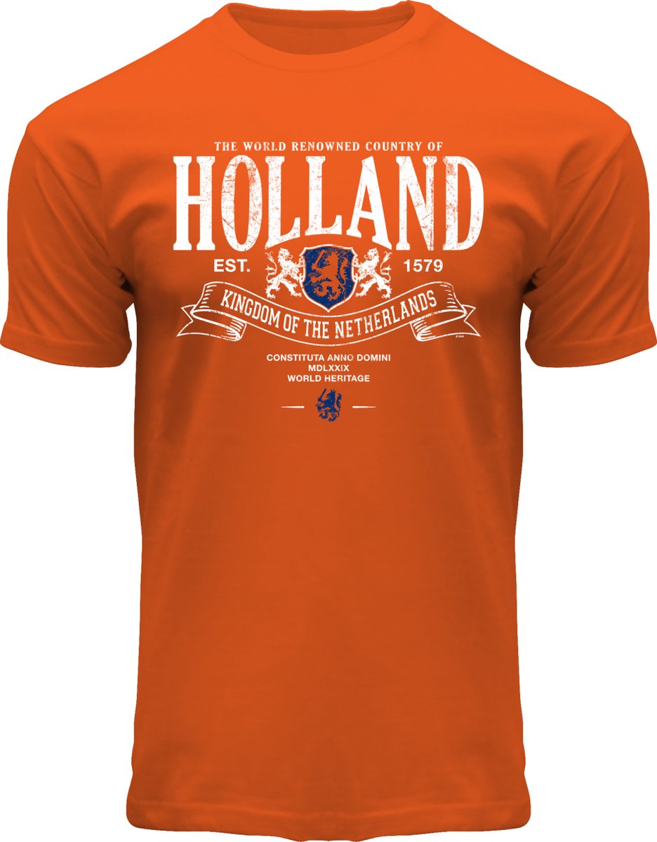 Fox Originals Holland Superior Oranje Heren T-shirt M