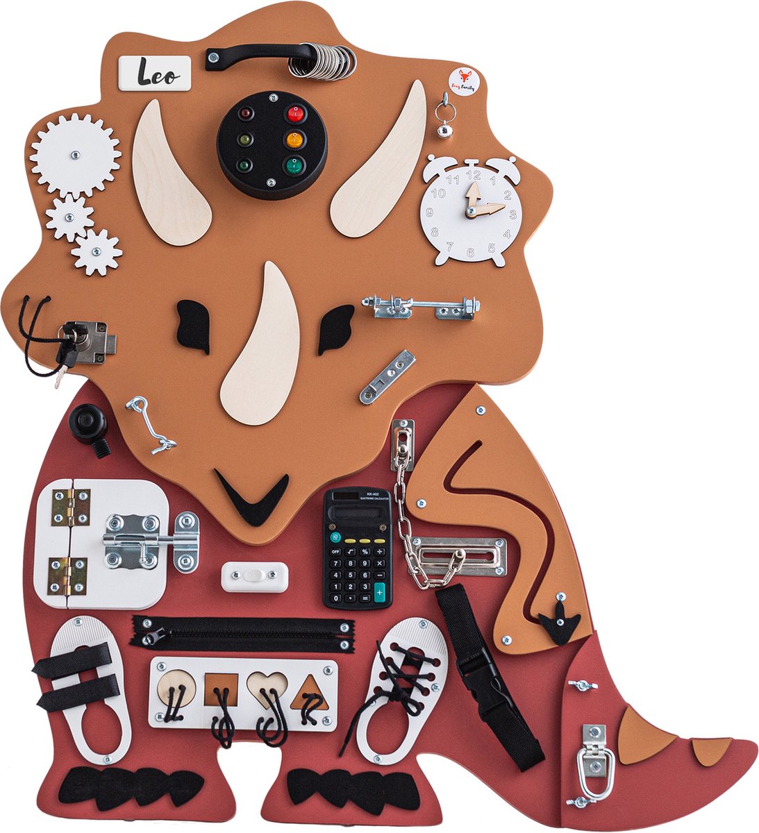 Sensorisch Bord - Dino met standaard - staand