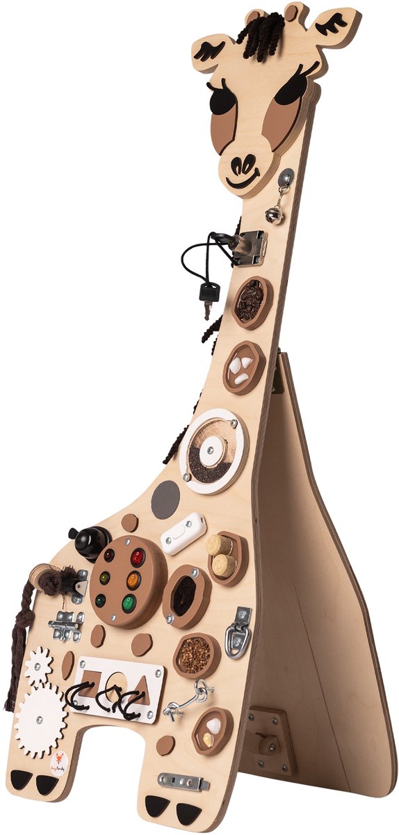 Sensorisch Bord - Giraffe met standaard - staand