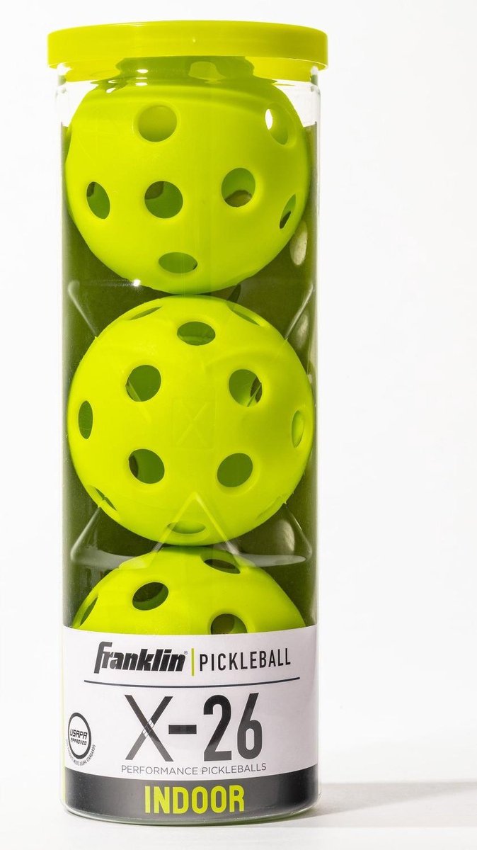   Pickleball X-26 bal - 3stuks optic yellow