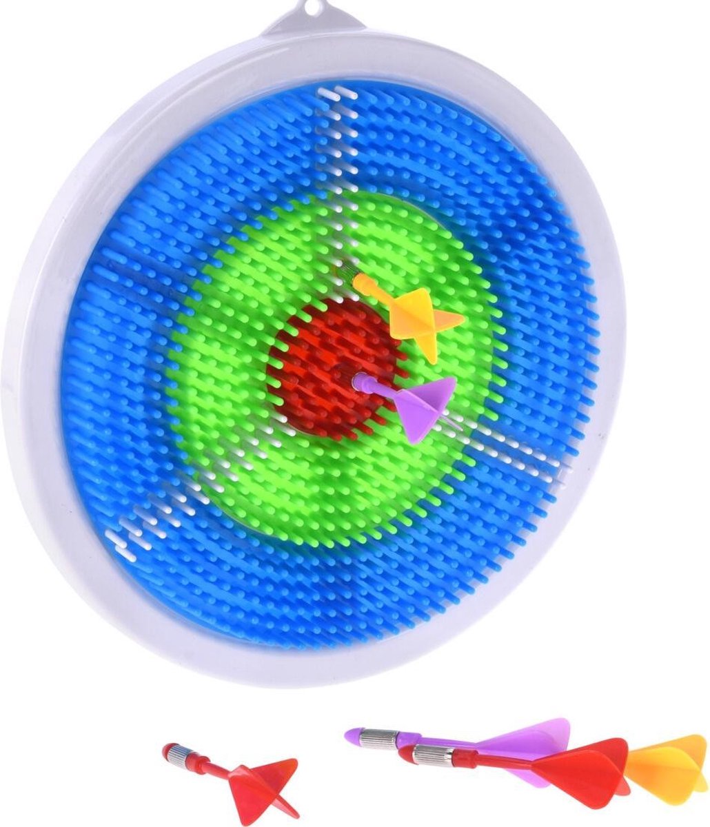 Free And Easy Dartbordset Junior 23,5 Cm Wit/blauw 7-delig