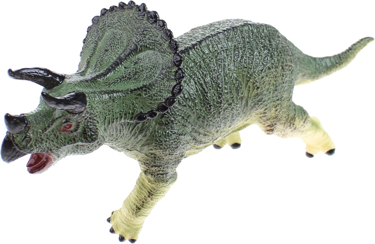 Free And Easy Dinosaurus Triceratops Groen 24 Cm