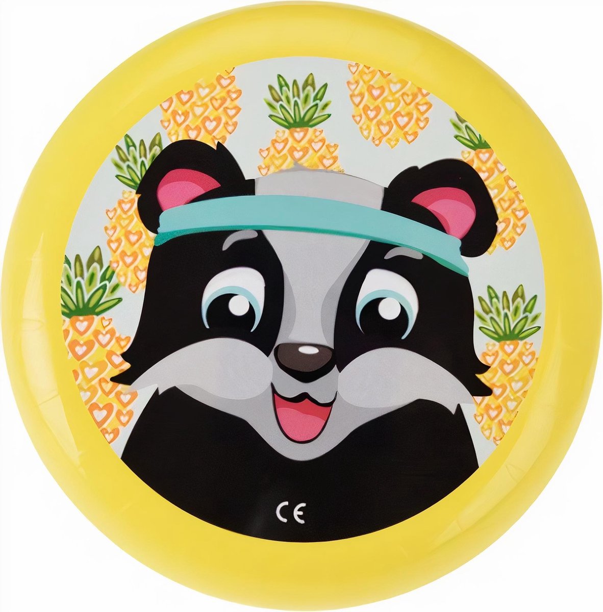 Free And Easy Frisbee Panda 23 Cm Geel