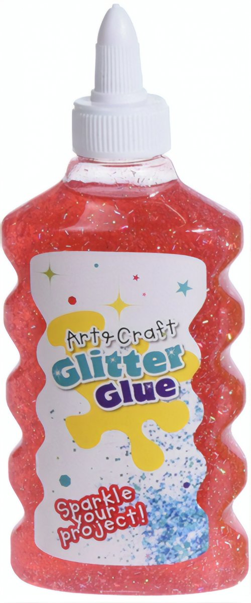 Free And Easy Glitterlijm 180 Ml Oranje