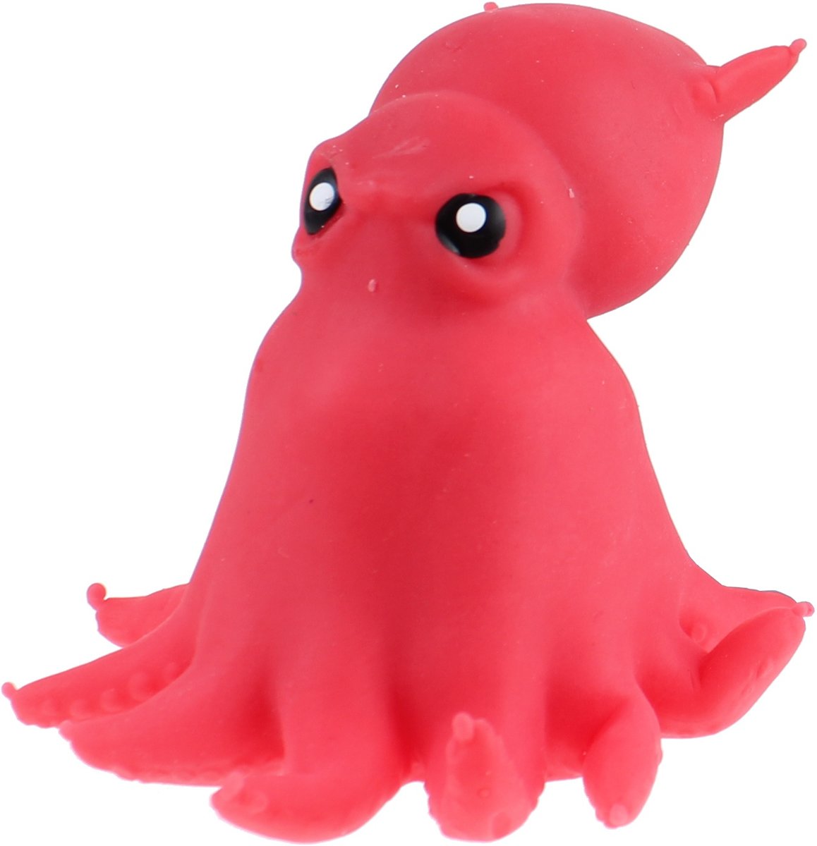 Free And Easy Knijpfiguur Octopus 11 Cm Rood