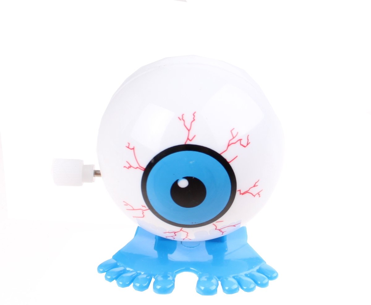 Free And Easy Opwindfiguur Blauw Oog Blauw/wit 4,5 Cm