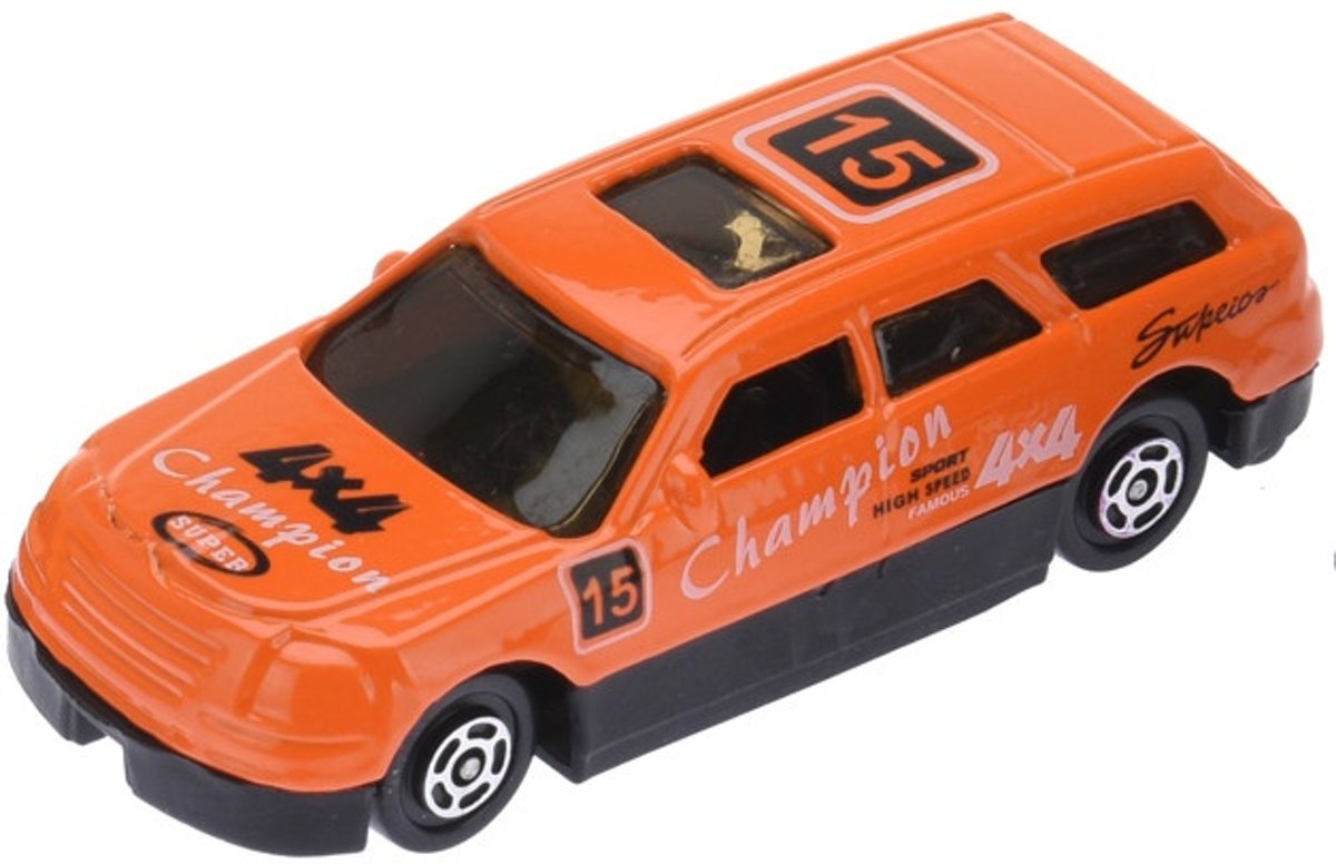 Free And Easy Raceauto 7,5 Cm Oranje