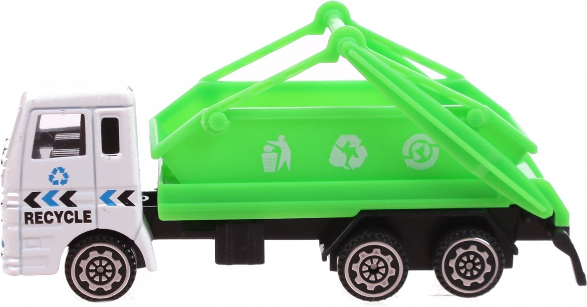 Free And Easy Recycle Vrachtwagen Groen 11 Cm