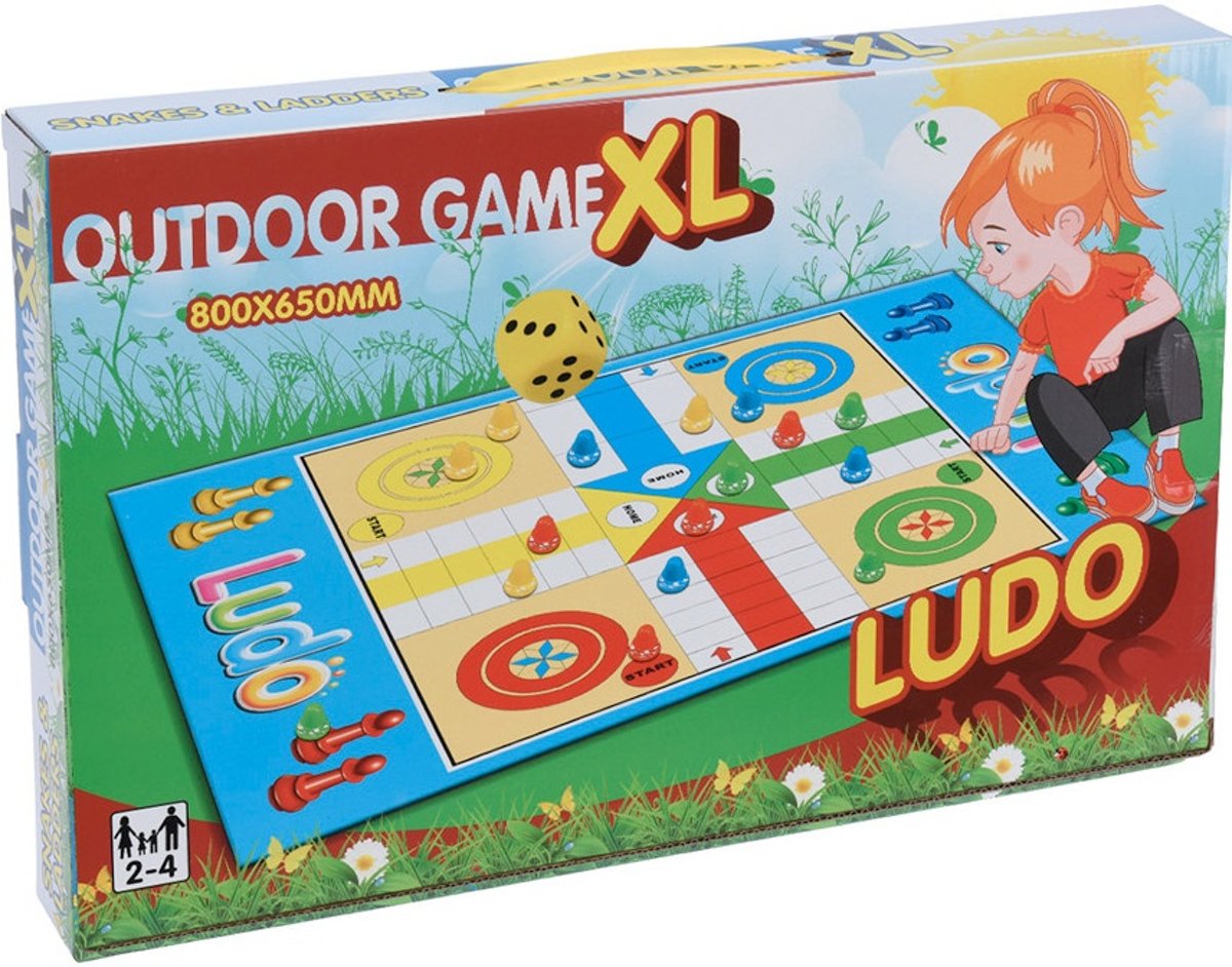 Free And Easy Speelmat Ludo 80 X 65 Cm