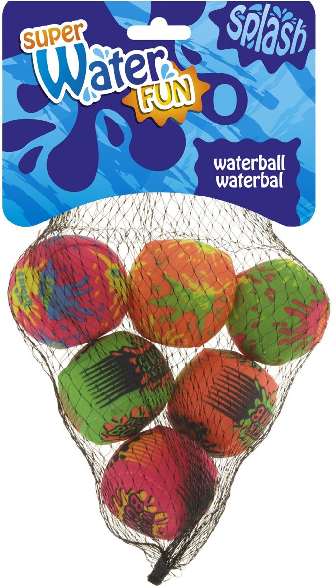 Free And Easy Splashballen 5 Cm 6 Stuks