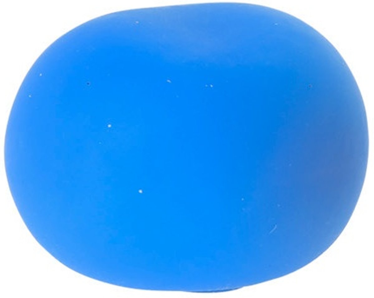 Free And Easy Stressbal Kneedbal Squishy 7 Cm Blauw