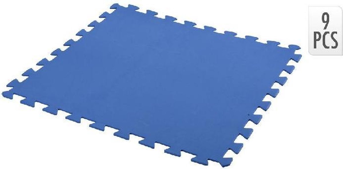 Free And Easy Zwembadtegels Foam Blauw 9 Stuks