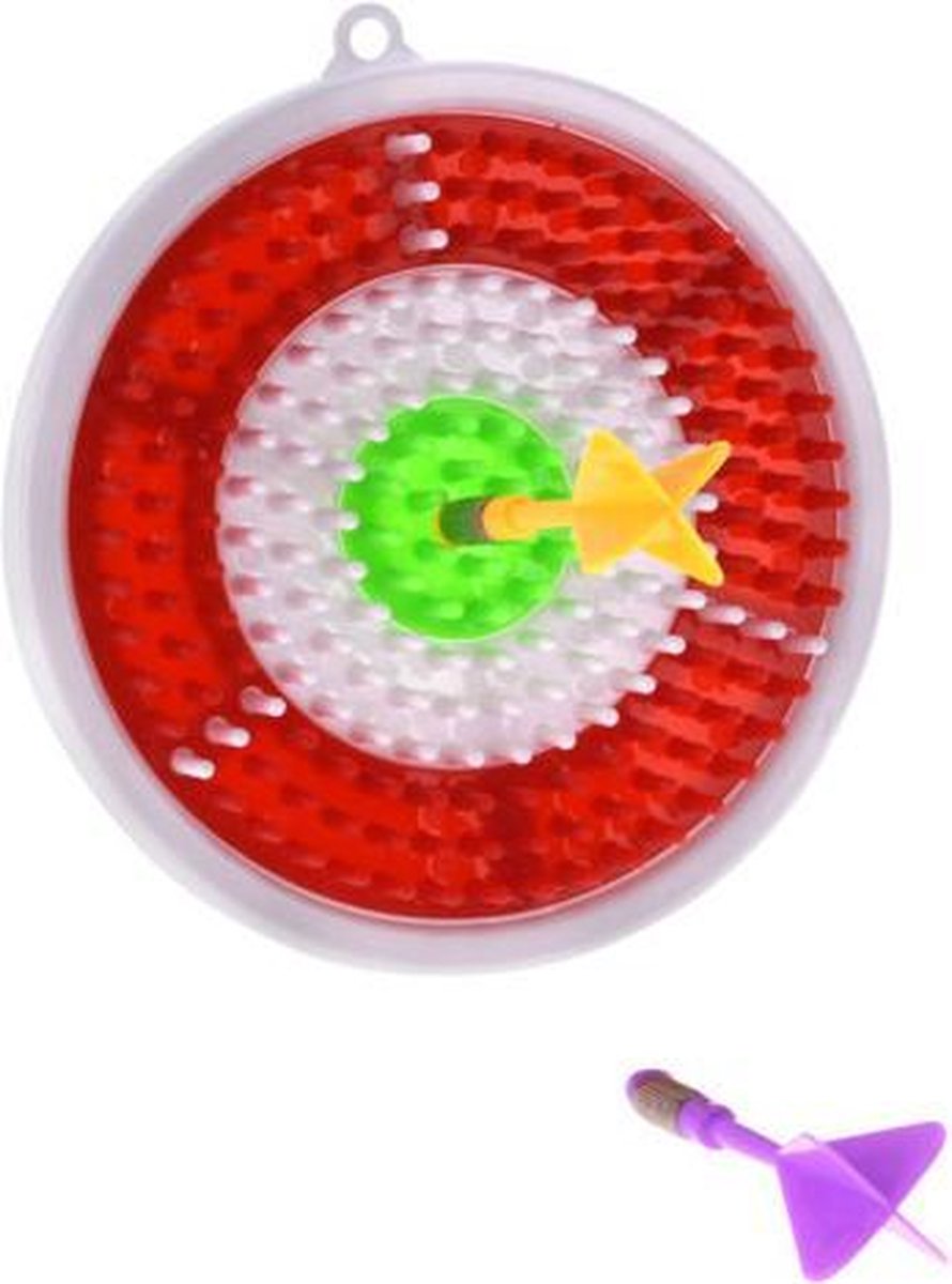 dartbordset junior 16,1 cm rood/wit 3-delig