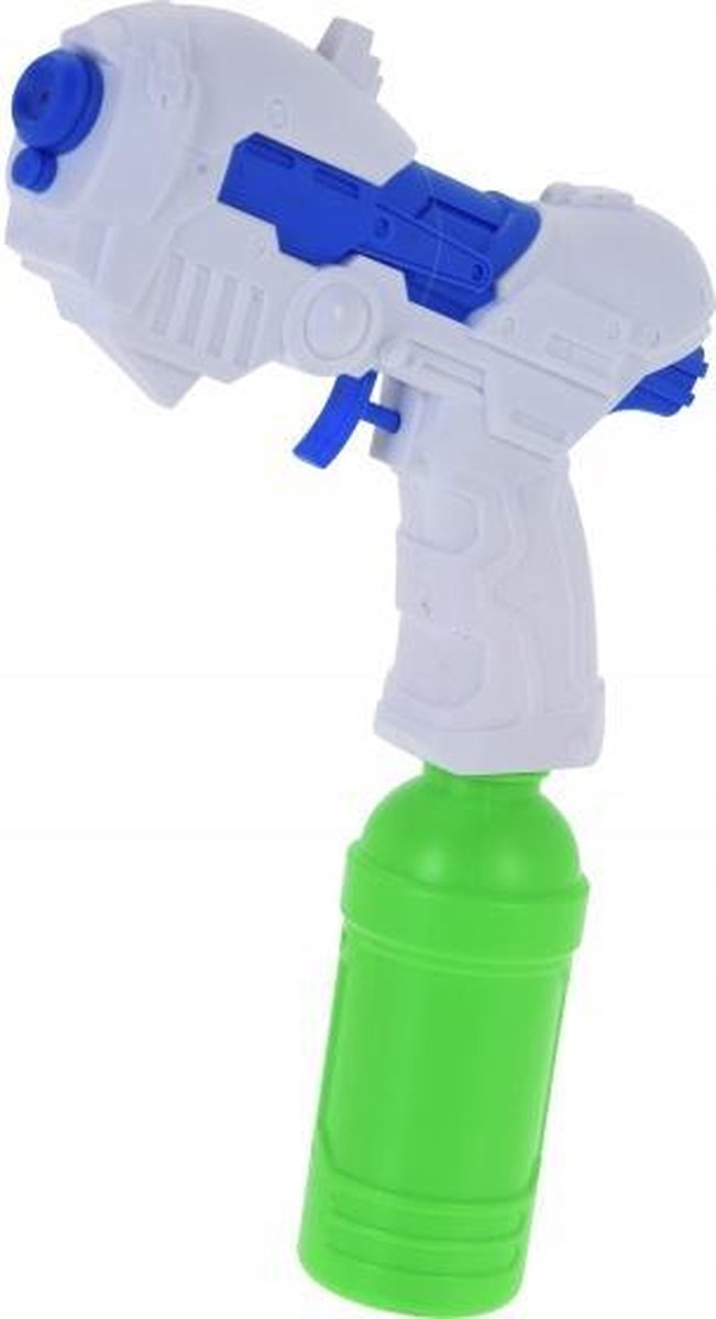 waterpistool junior 19 cm 200 ml wit/blauw