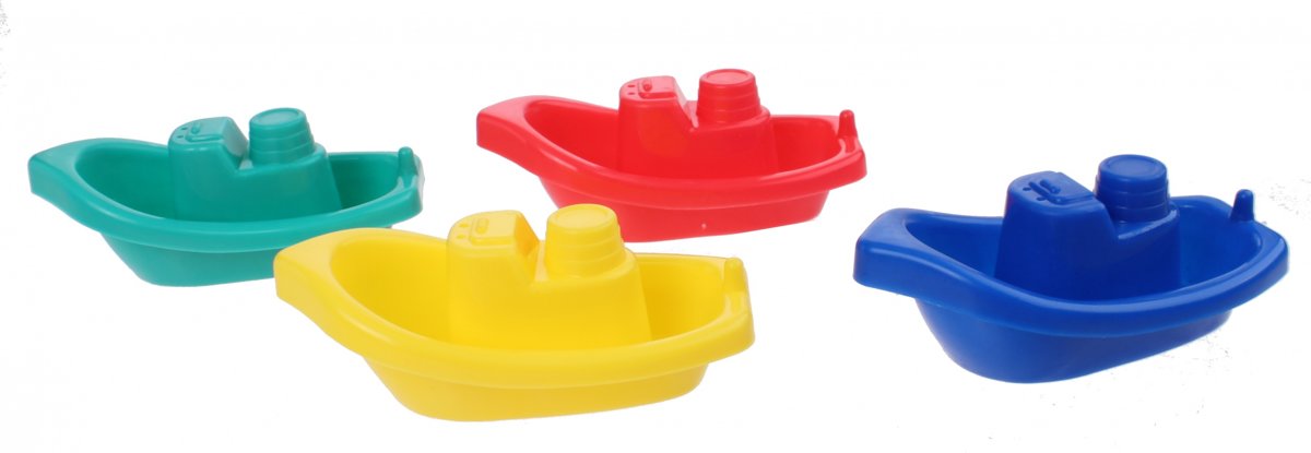 Free And Easy Badbootjes 4 Stuks Geel/blauw/rood/groen