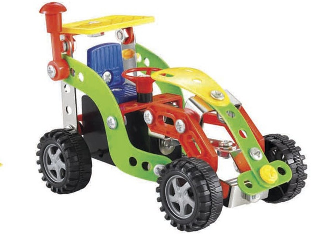 Free And Easy Bouwset Voertuig Multicolor 22 Cm Traktor