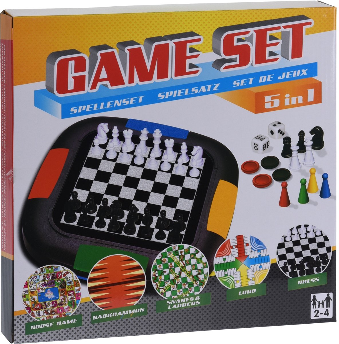 Free And Easy Spellenset Gameset 5-in-1