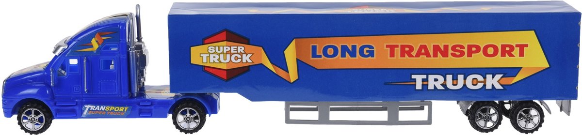 Free And Easy Vrachtwagen Super Truck 40 Cm Blauw