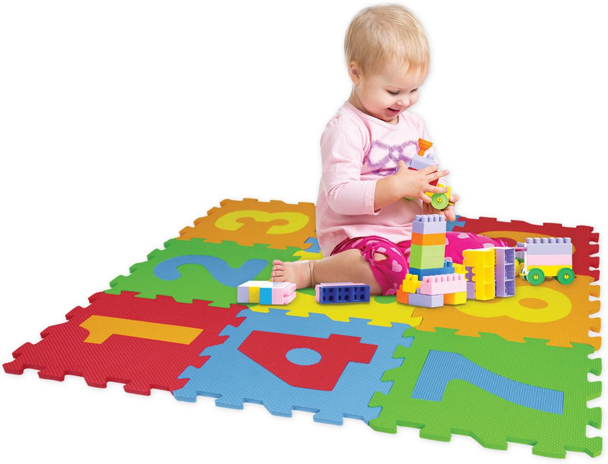 FreeOn Speelkleed Puzzelmat Foam 0-9 cijfers