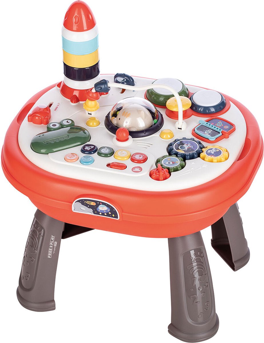 Free2Play Interactieve speeltafel Rocket Science - Educatief speelgoed voor baby - Activity Center