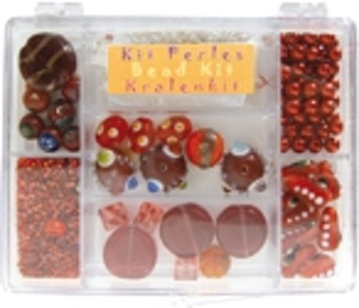 2X Kit assortiment parels ROOD