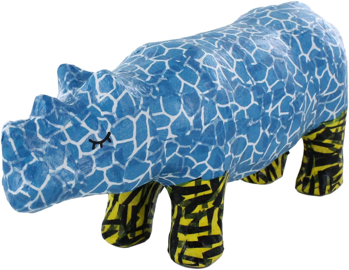 Freubelbox Decoupage neushoorn