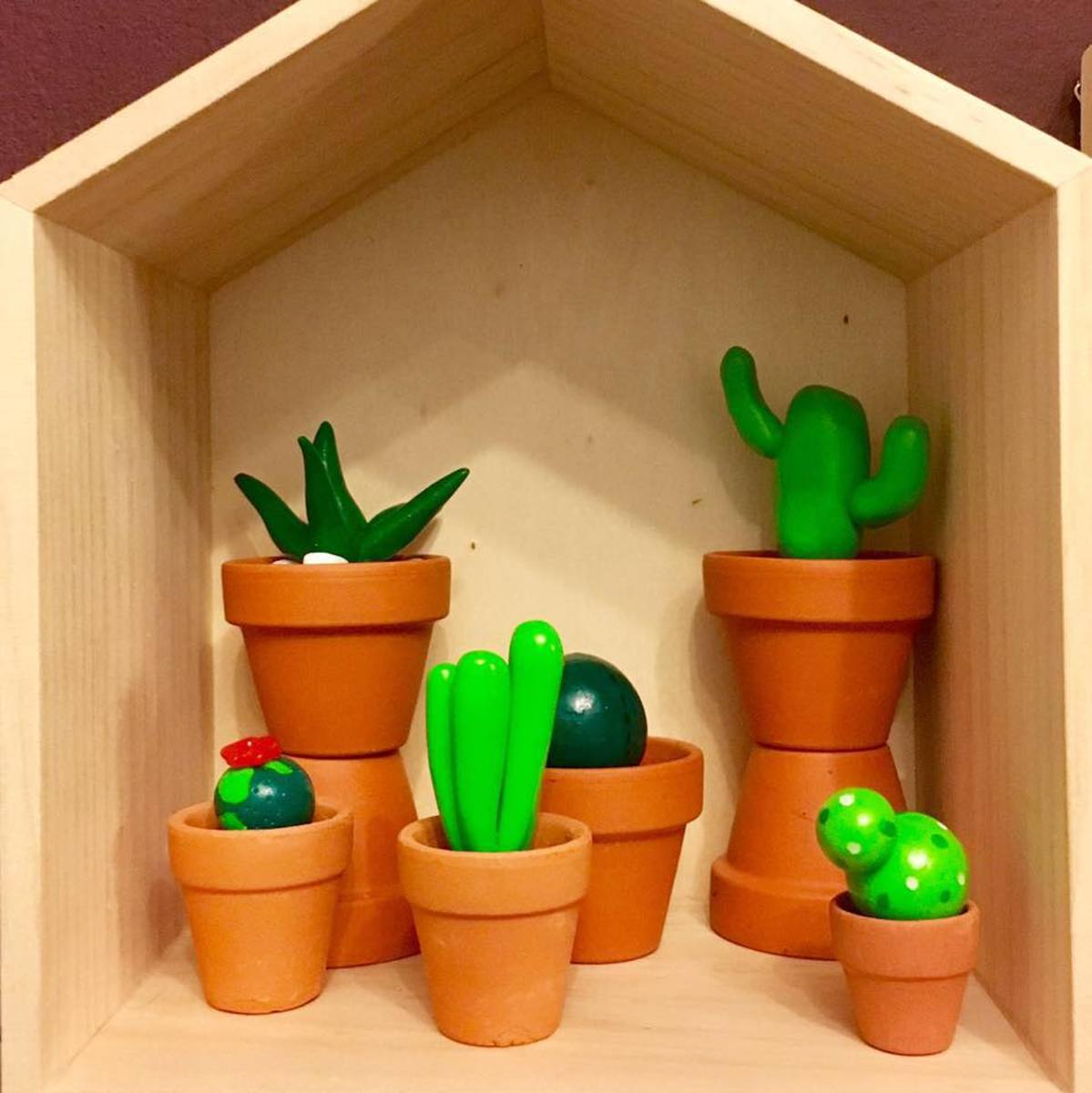 Freubelbox mini cactusjes met Fimo