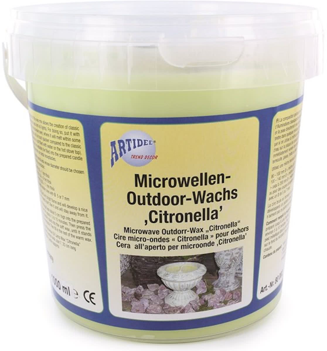 Microwave outdoor wax citronelle 1000ml