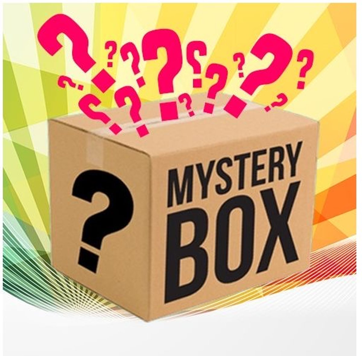 Mystery box decoupage papier