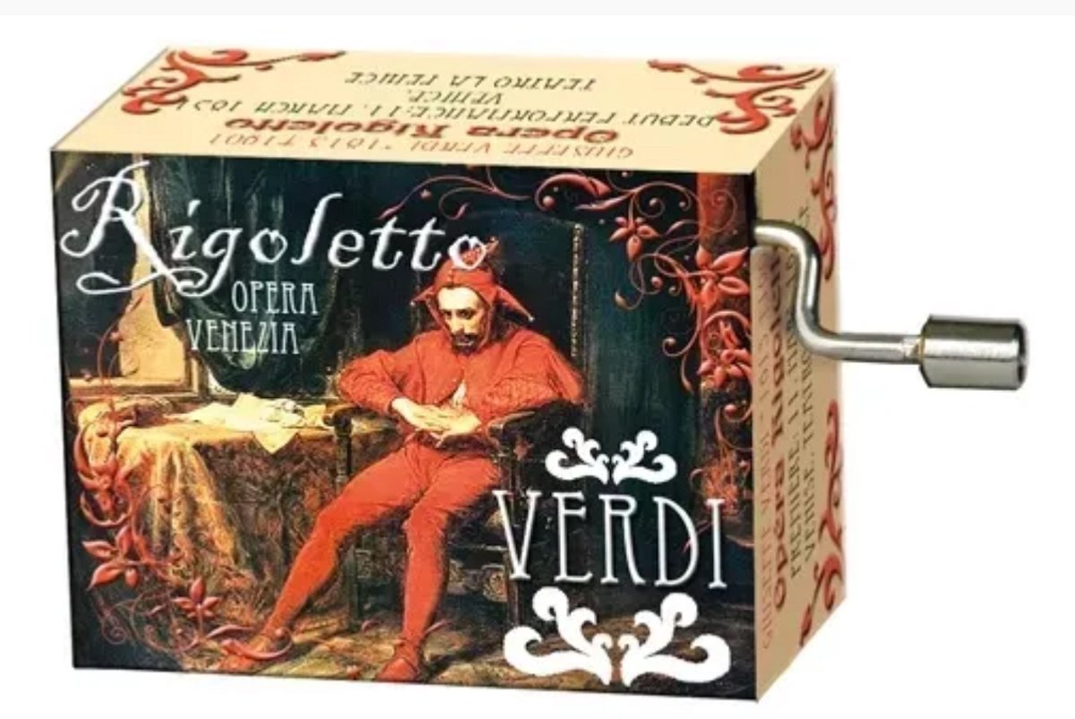 Muziekdoosje componisten Verdi - La Donna E Mobile