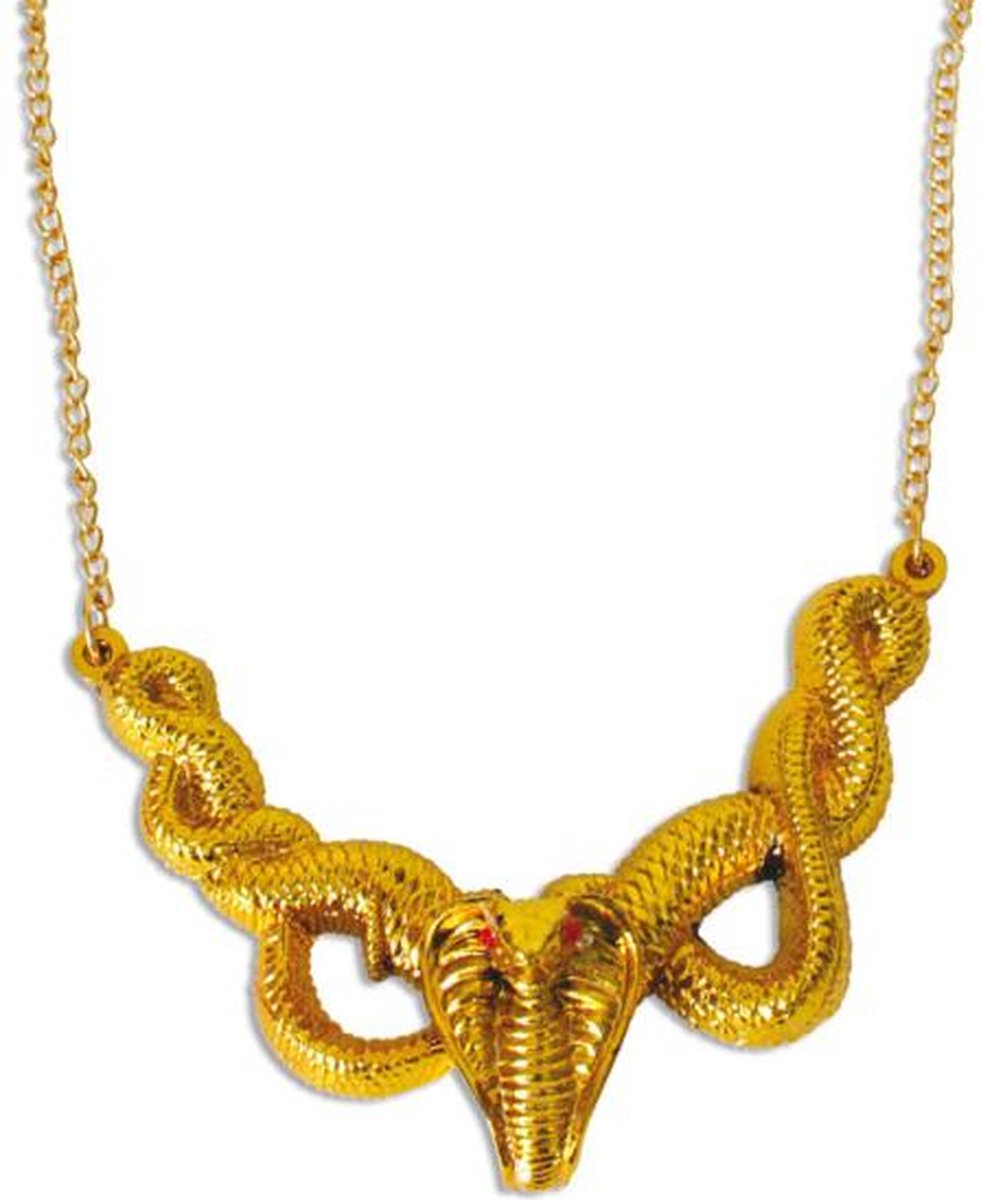 Cleopatra cobra ketting - goud