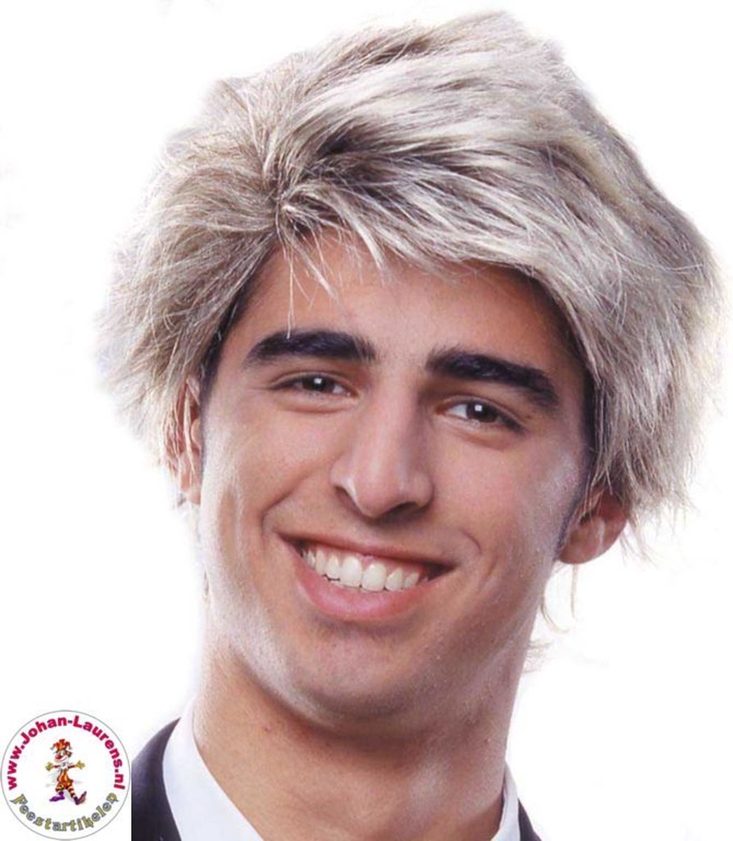 Herenpruik blond Brad