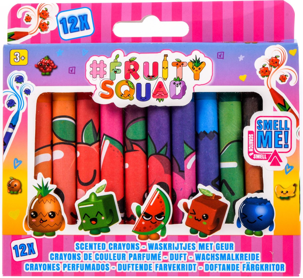 Krijtjes met geur Fruity Squad: 12-pack