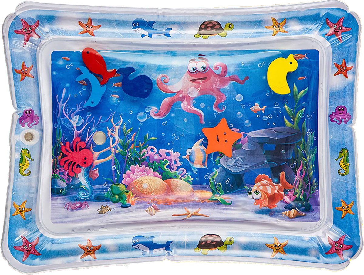   Waterspeelmat Baby – Watermat – Speelkleed – Opblaasbaar – Waterspeelgoed Baby - Kraamcadeau - Octopus