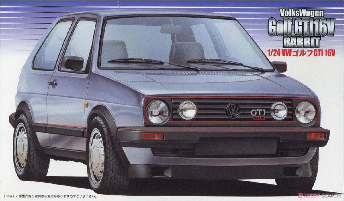 Fujimi Volkswagen Golf GTI 16V Rabbit (modelbouw 1/24)